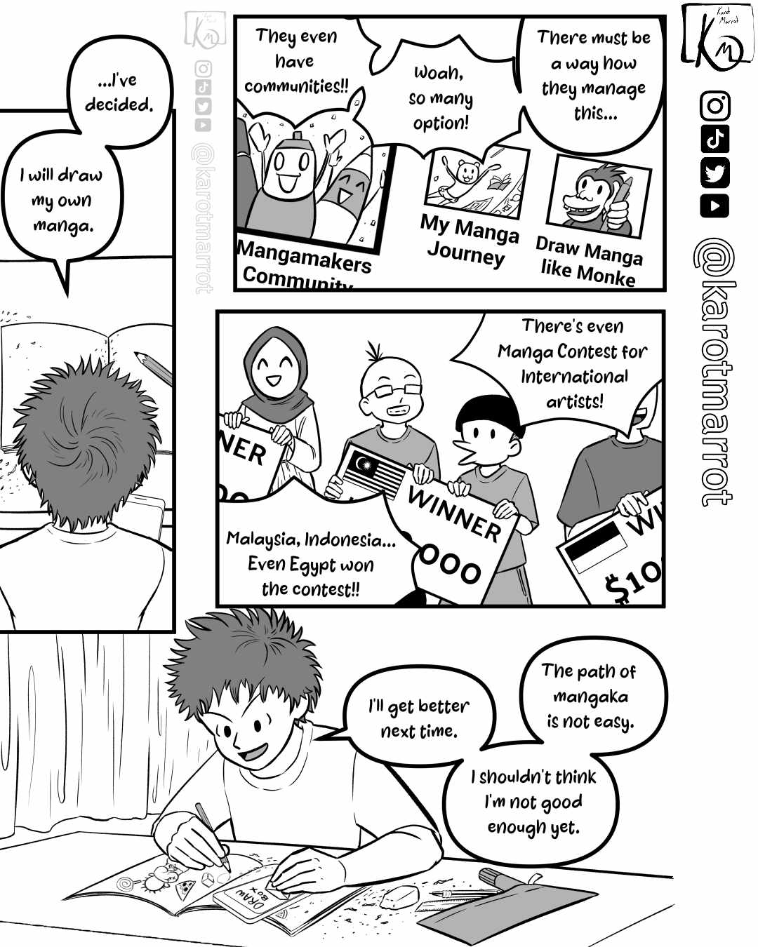 This boy from Gaza makes manga Chapter 0 4